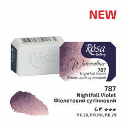 Akvarelové barvy Rosa 2,5ml  787 nightfall violet